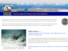 Tablet Screenshot of alamedanavalairmuseum.org